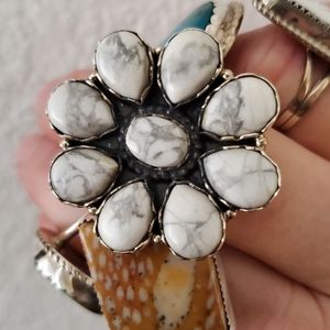 Howlite Squash Blossom